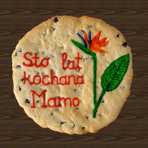 Dein Motiv auf einem Keks, Personalisierte Giant Cookies 30cm, Geschenkidee zum Geburtstag, Muttertag, Vatertag, Firmen,Ehe, Hochzeit,Paare Bild 6