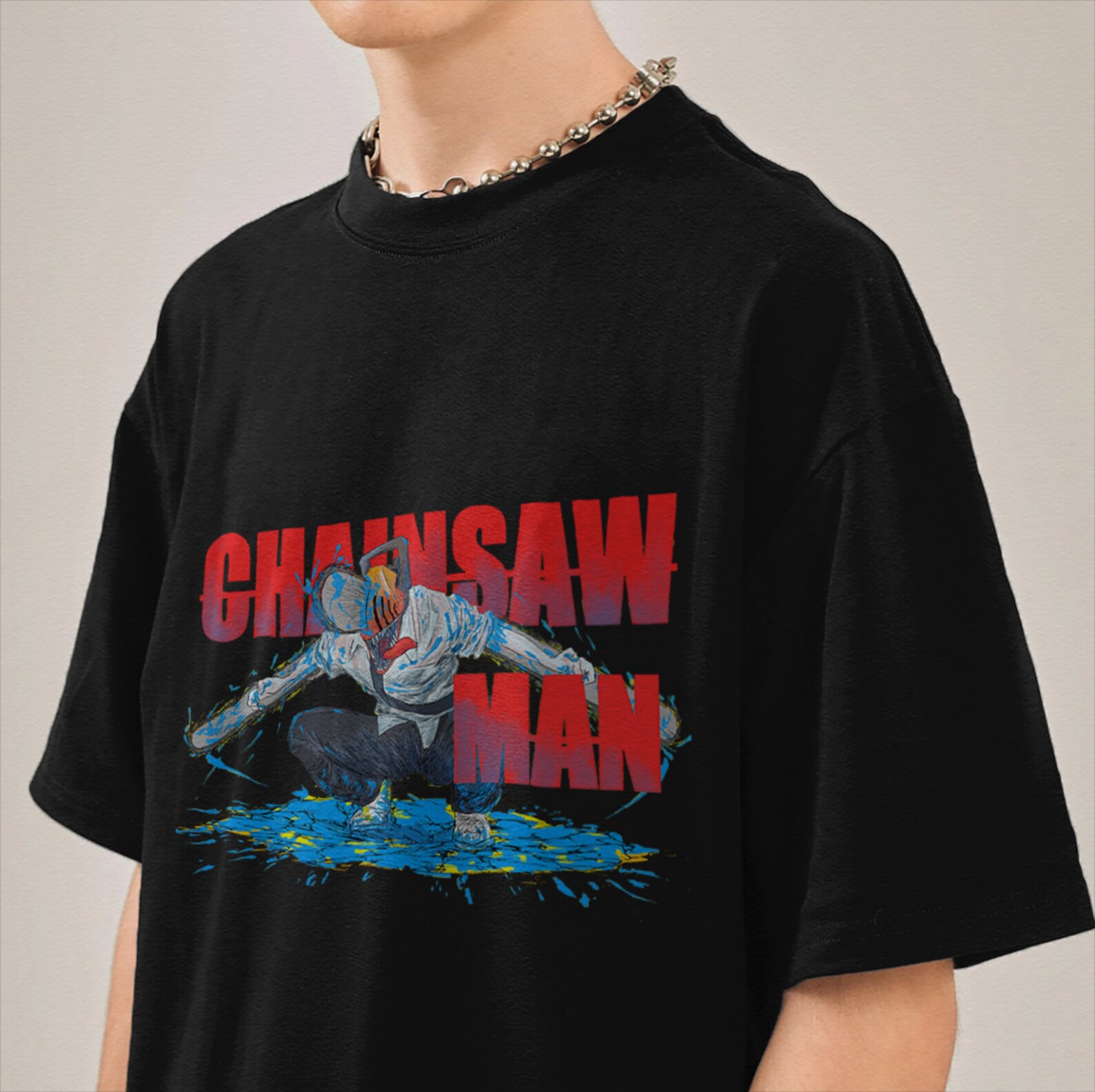 chainsaw man manga shirt