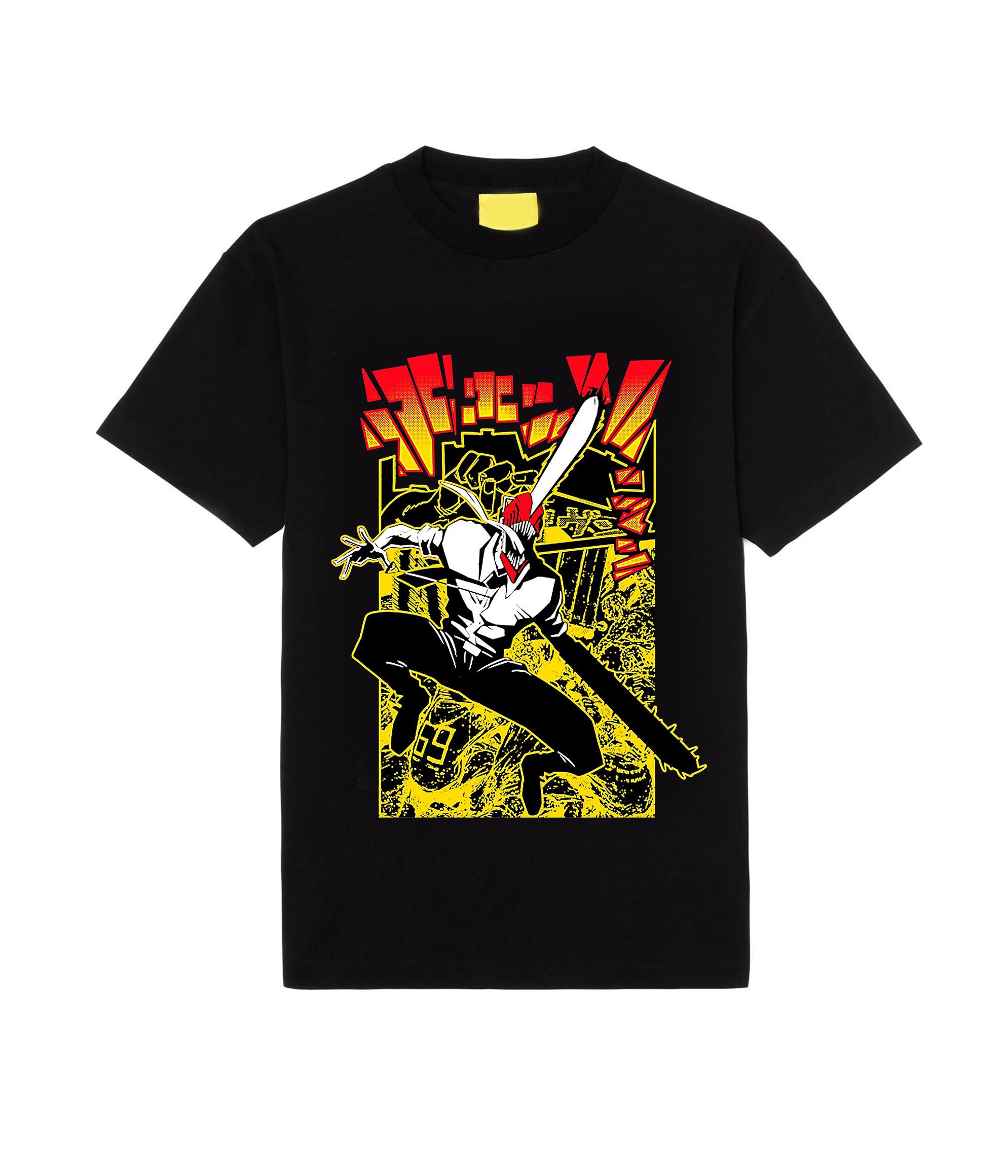 chainsaw man manga shirt