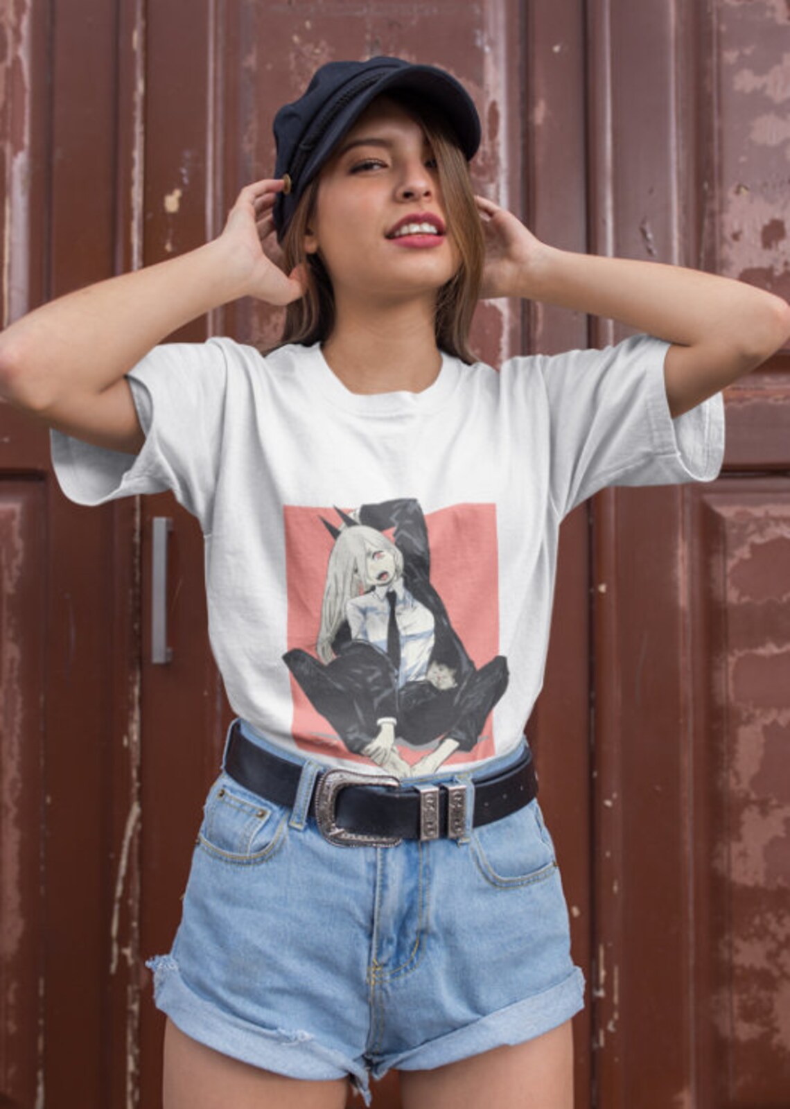 chainsaw man manga shirt