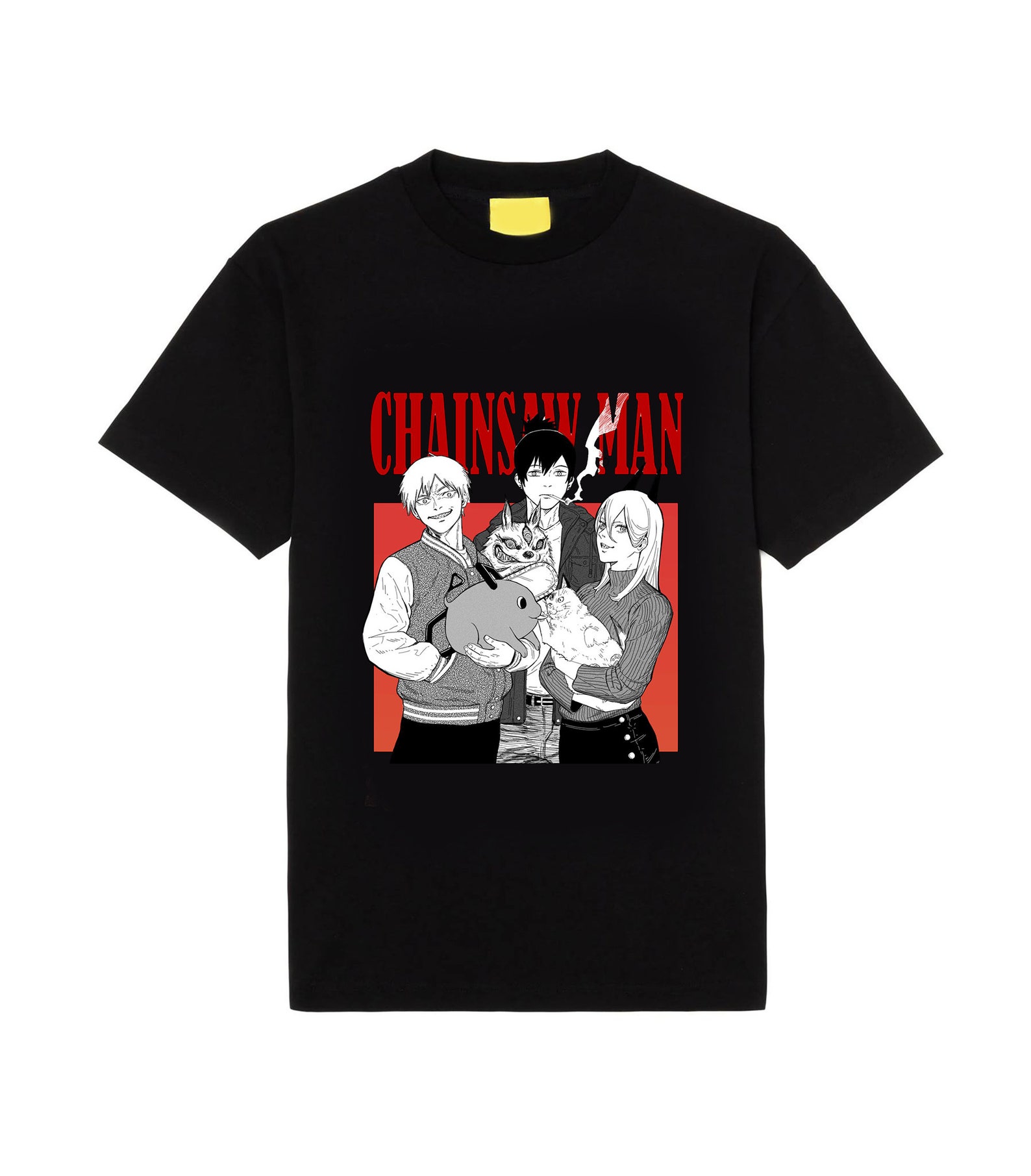 chainsaw man manga shirt