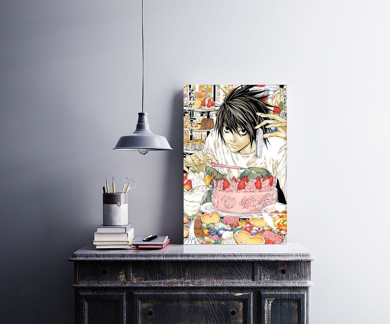 L 4 Anime Prints Poster Japanese Anime Manga Wall Art Etsy