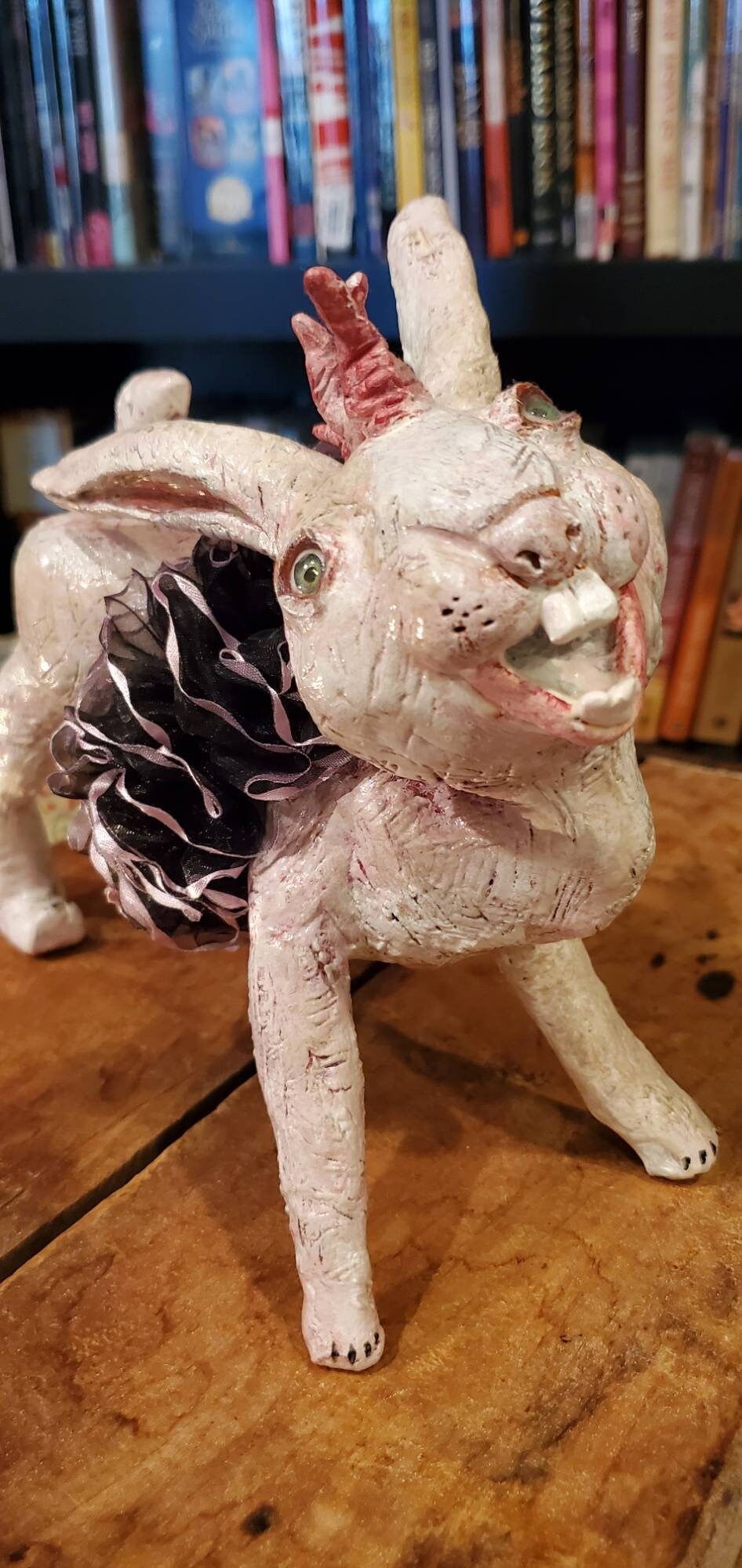 Ramona OOAK Rabbit Art Doll Pink Rabbit Punk Bunny Creepy - Etsy UK