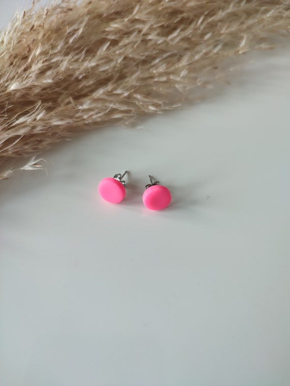 Neon earrings studs best sale