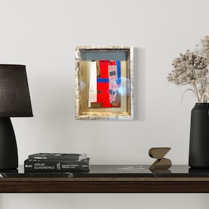 Arte de parede moderna, 14 x 11 x 2,5 polegadas