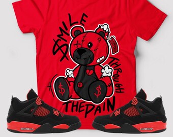 BEAN Graphic to Match Jordan 4 Red 