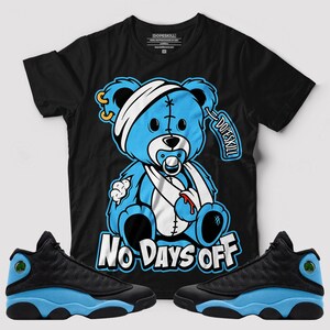 University Blue 13s DopeSkill Unisex T-shirt Hurt Bear Graphic