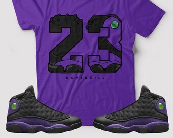 purple jordan 13 shirt Off 76% - www 