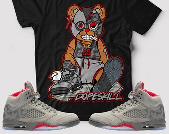 jordan 5 camo shirt