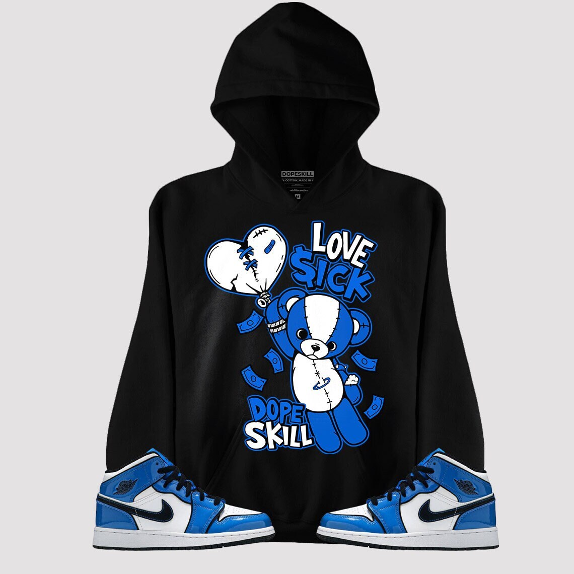 Love Sick to Match Jordan 1 Mid Signal 