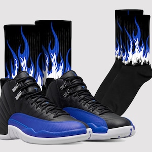 FIRE Unisex Socks to Match Hyper Royal 12s