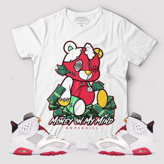Match Jordan 6 Retro Hare T-shirt - Etsy