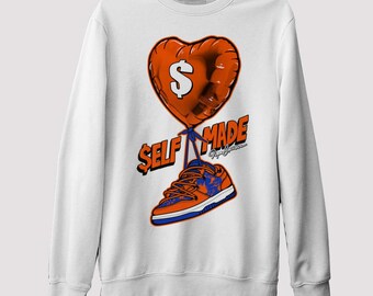 Dunk Low Futura Orange Blaze Dopeskill Unisex Sweatshirt Self Made