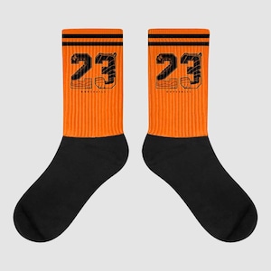 Brilliant Orange 12s DopeSkill Unisex Socks SPORT Graphic