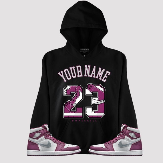 Tu nombre y el número 23 para que coincida con Jordan 1 Retro | Etsy España