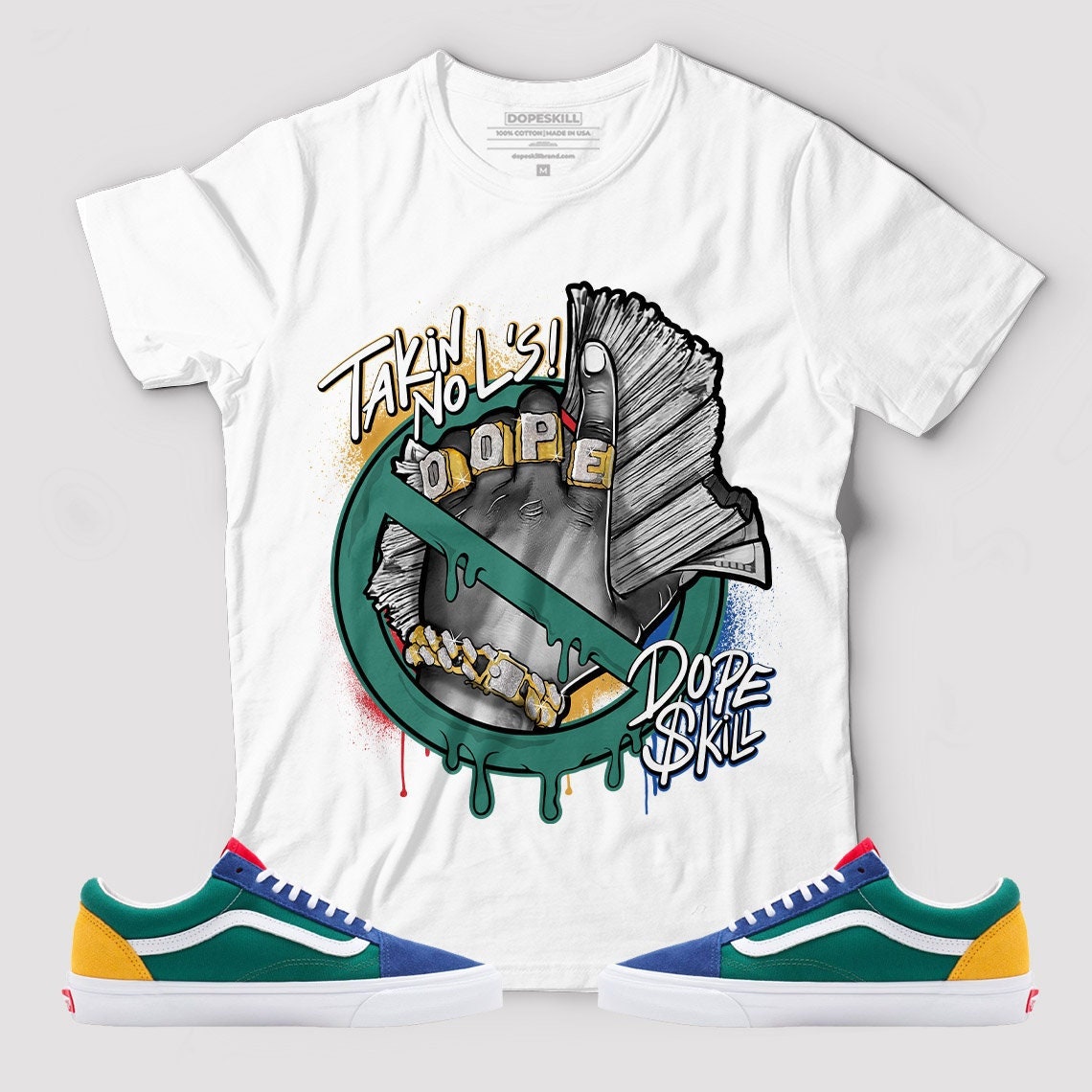 Takin No L's Graphic to Match Vans Yacht Club Old Skool - Etsy Hong Kong