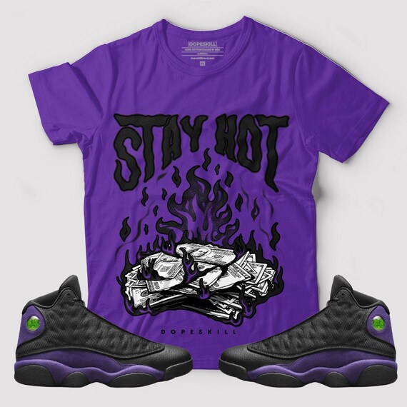 Match Jordan 13 Court Purple Purple | Etsy