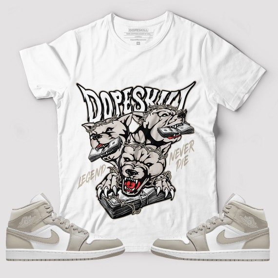 Die Graphic to Match Jordan 1 Mid Linen 