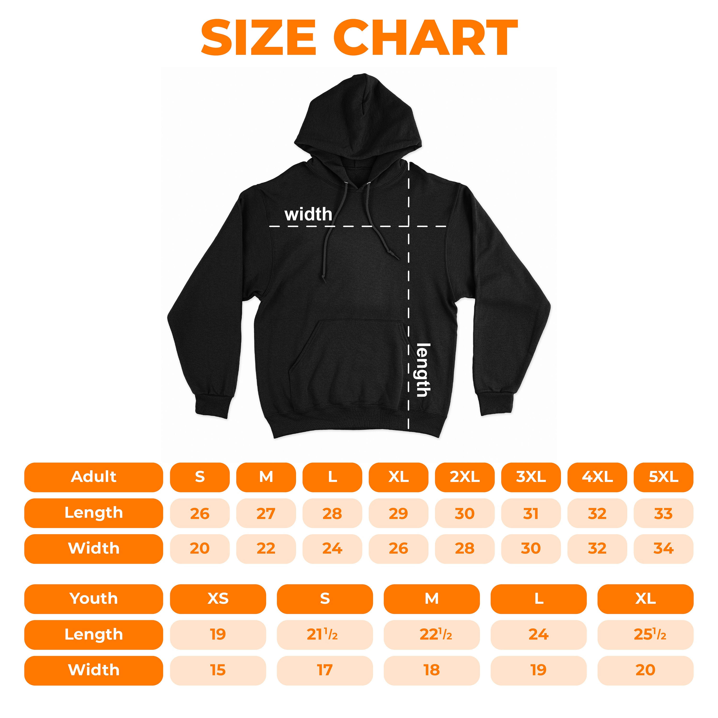 Jordan hoodie cheap size chart