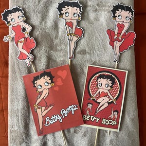 Betty Boop Centerpieces, Betty Boop Birthday, Party Decorations, Party Supplies, Table Decoration, Centerpieces, Betty