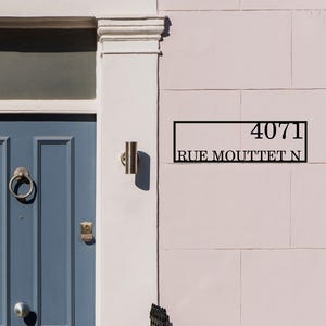 House Number Sign,Custom Metal House Number Address Sign,Address Number Plaque,Retro Style Metal Sign,Metal Modern Decor,Housewarming Gift