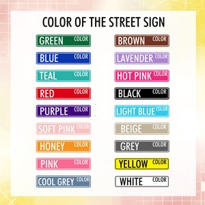 Custom Metal Street Sign, Personalized Aluminum Metal Sign, Custom Street Sign, Girl&#39;s Room Sign Decor, Outdoor Sign, Rustic Street Sign