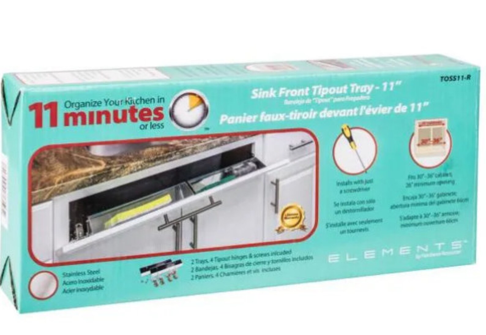 Tipout Tray Kit for Sink Front Etsy