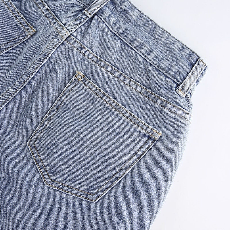 Cherry Pattern Elastic High Waisted Slim Jeans y2k | Etsy