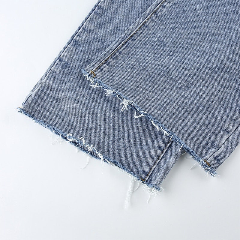 Metal Chain Closure High Waisted Denim Jeans y2k Preppy | Etsy