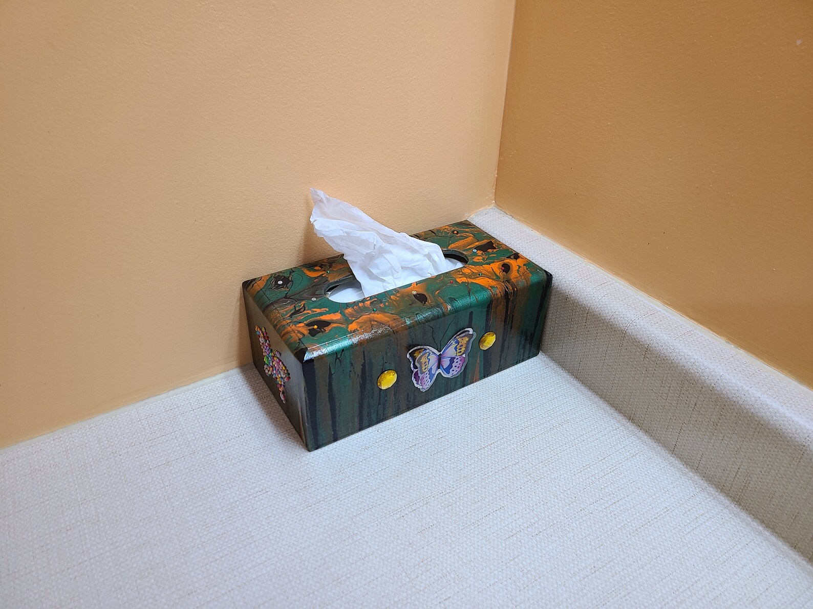 Monarch Butterflies Kleenex Box Holder Etsy