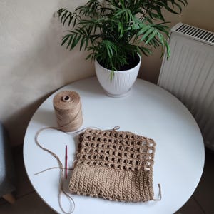 Natural Jute Cord: 2.4mm Rustic Twine for Macrame, Crochet, Knitting (1000g)