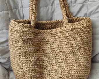 GOUWEIBA 12 Pezzi Borsa Juta Naturale Riutilizzabile e Impermeabile, Tote Bag per Shopping, Picnic, Regali e Spiaggia