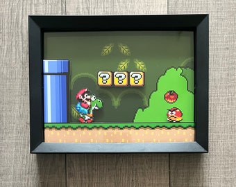 Super Mario World Shadowbox