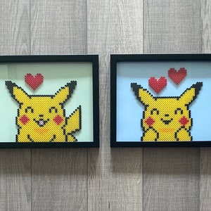 Pikachu! Handgemaakte ingelijste muurkunst