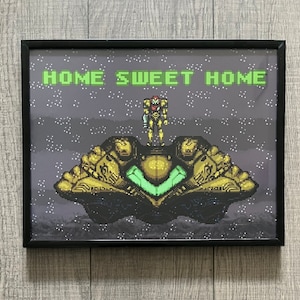 Home Sweet Home Super Metroid Print