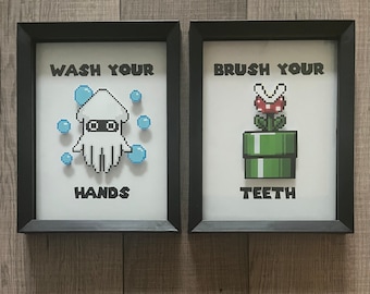 Gaming Bathroom Shadowbox
