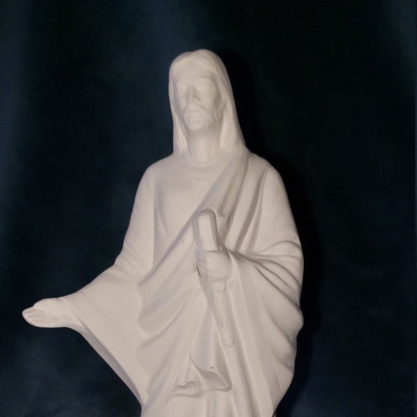 Jesus With Lamb Statue Etsy