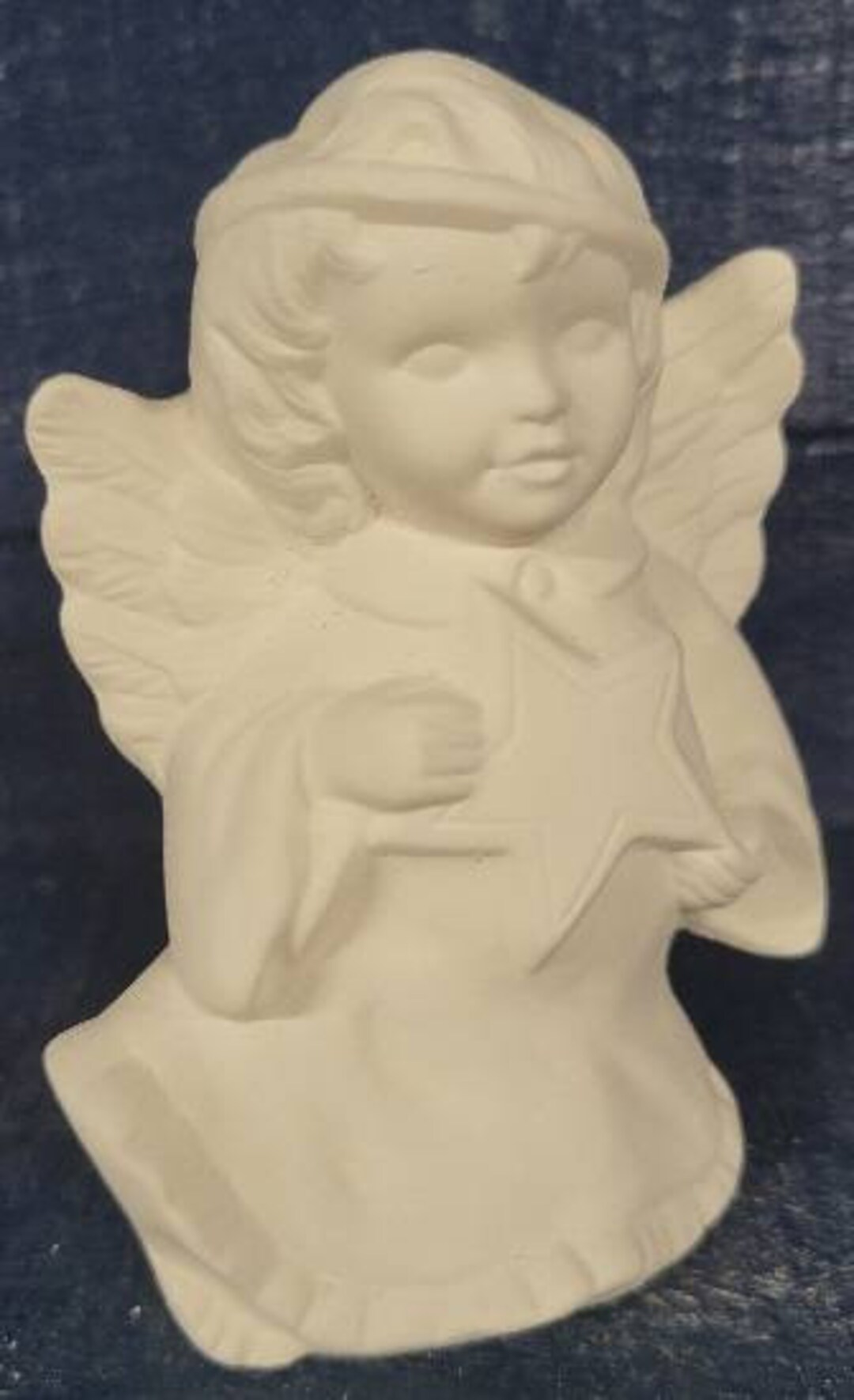 Ceramic Bisque Angel Ready to Paint. Christmas Angel. Ceramic Etsy