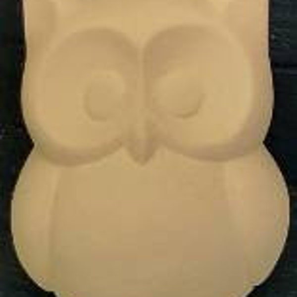 Ceramic bisque owl ornament ready to paint. Woodland animal ceramic owl. Ceramic owl collector. Christmas ornament.