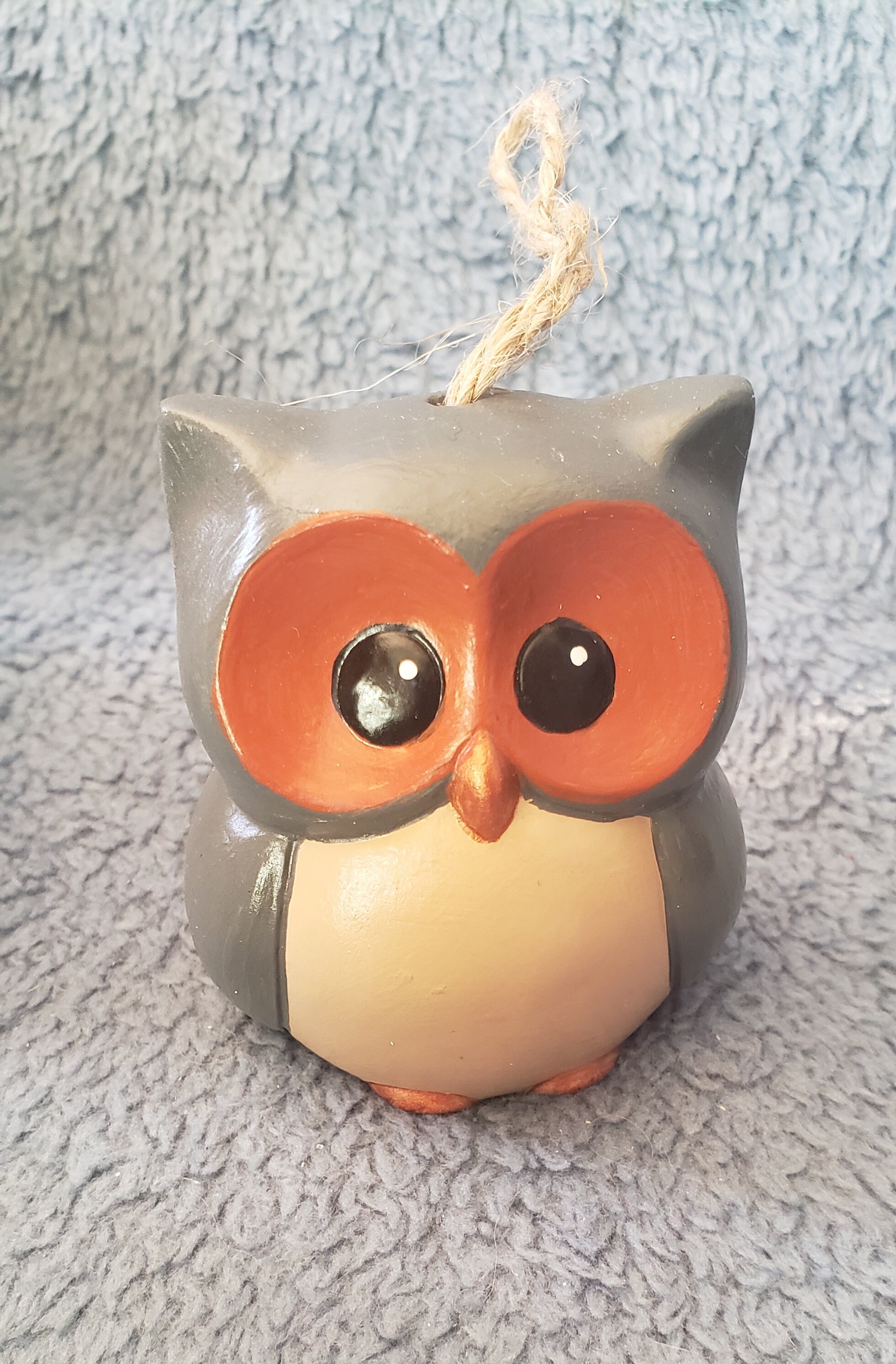 Ceramic Owl Ornaments Hand Painted Owl Cute Owl Hoot Etsy