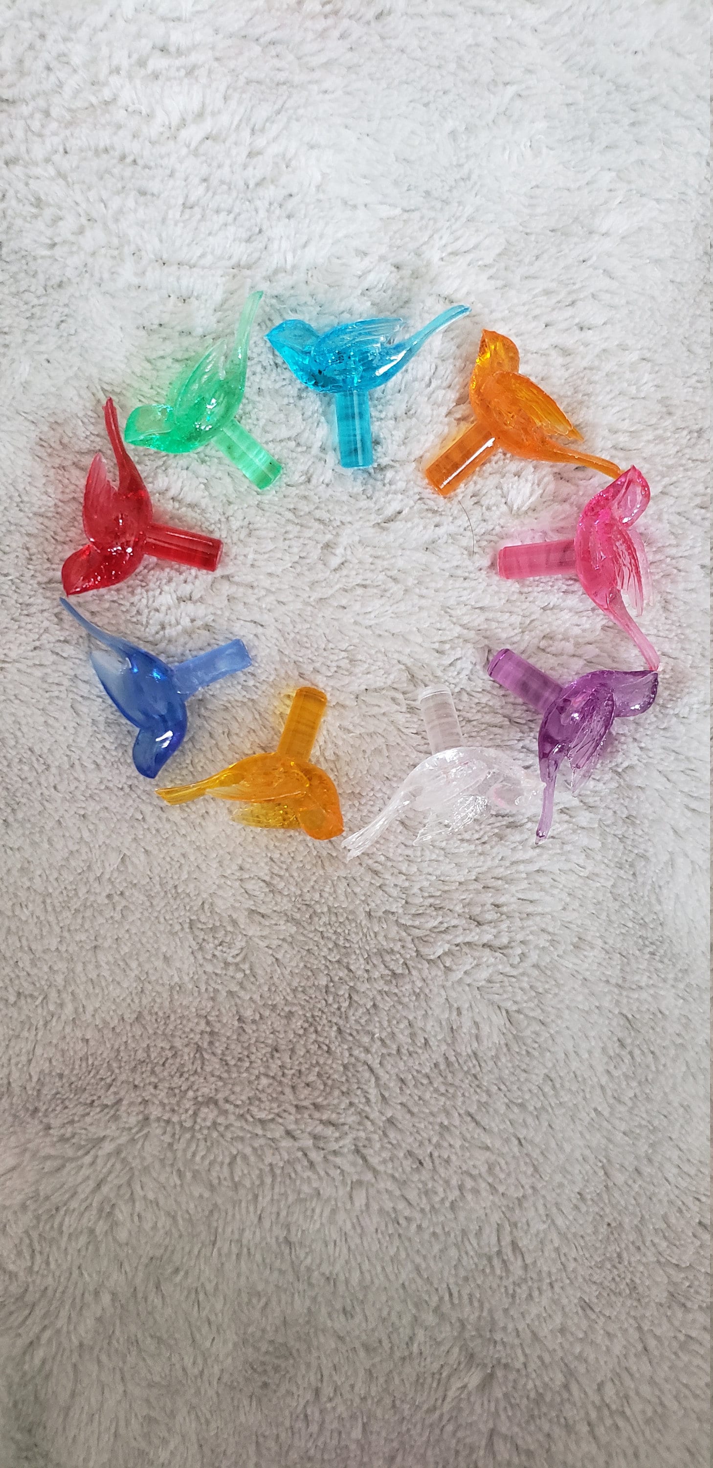 Ceramic Christmas Tree Bird Shaped Lights. Replacement Lights Etsy