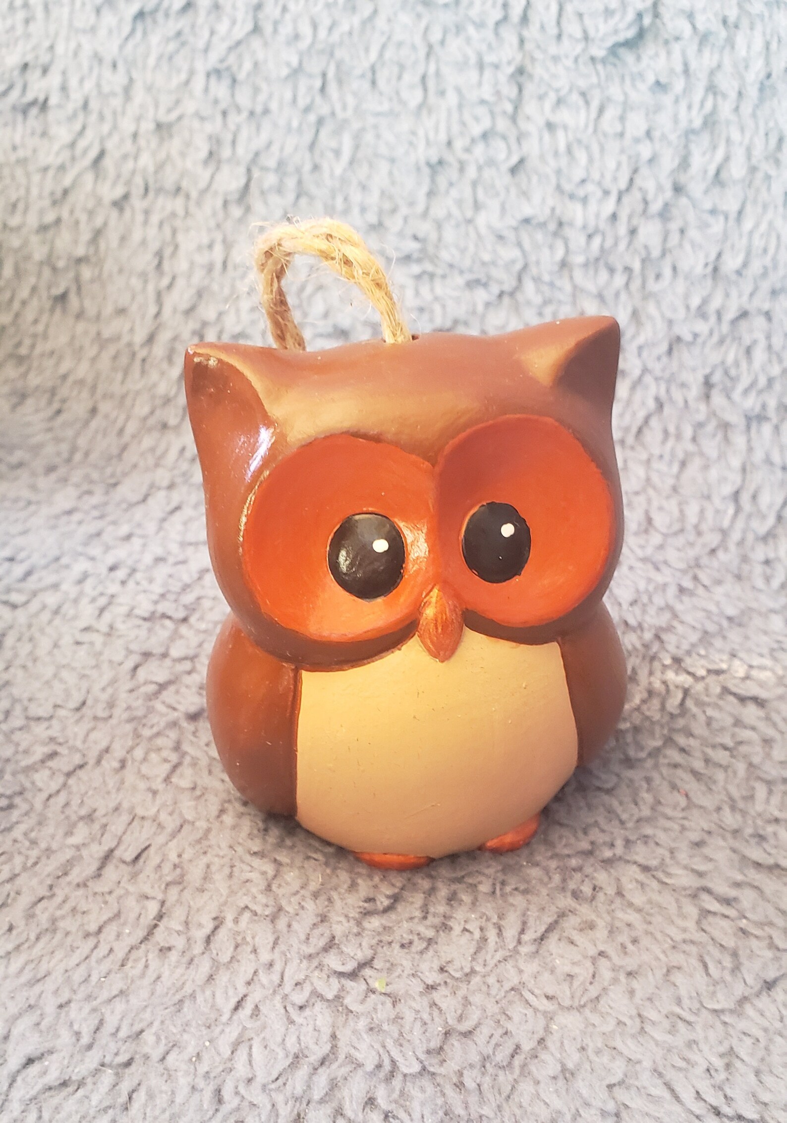 Ceramic Owl Ornaments Hand Painted Owl Cute Owl Hoot Etsy