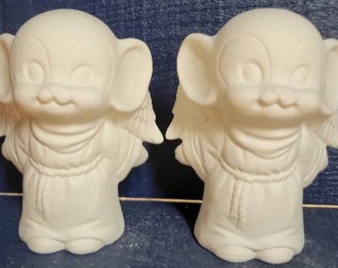 Ceramic Bisque Kissing Mice Set Ready to Paint Ceramic Mice Bisque Mice