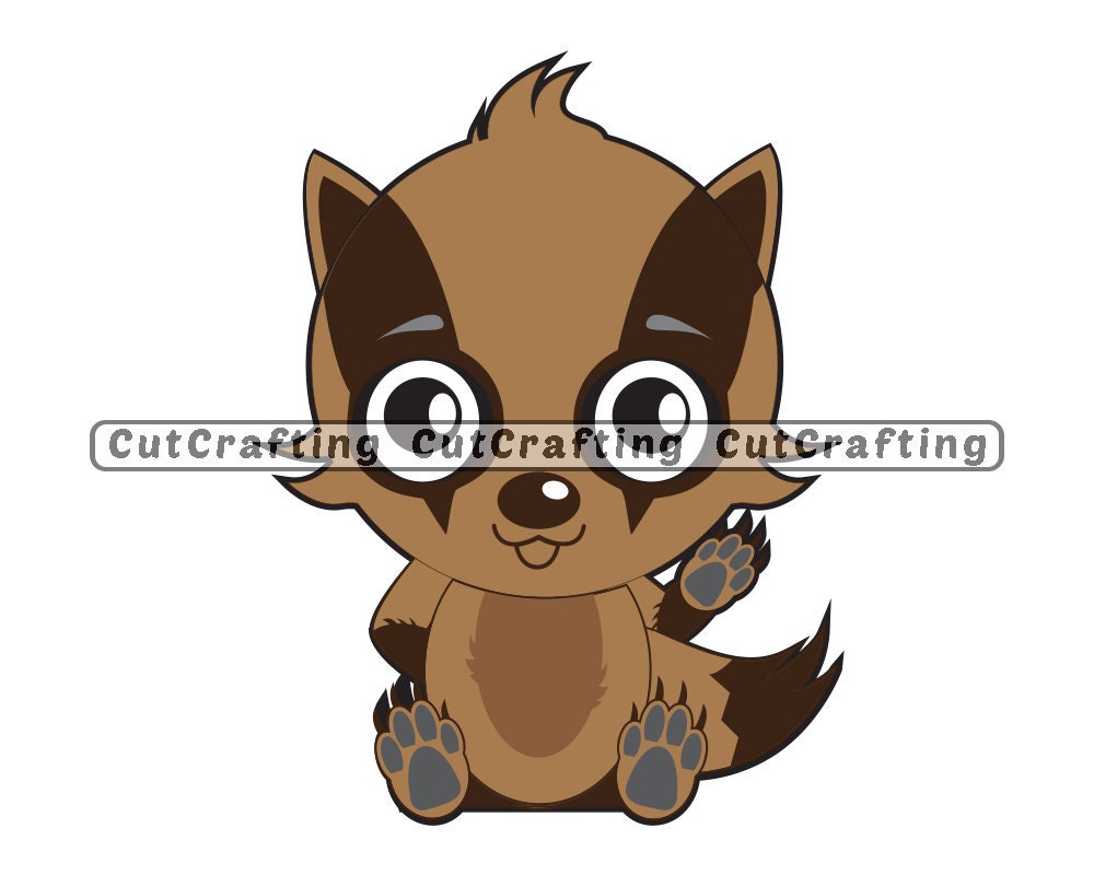 Download Cute Wolverine SVG Baby Wolverine Svg Cute Animals Svg | Etsy