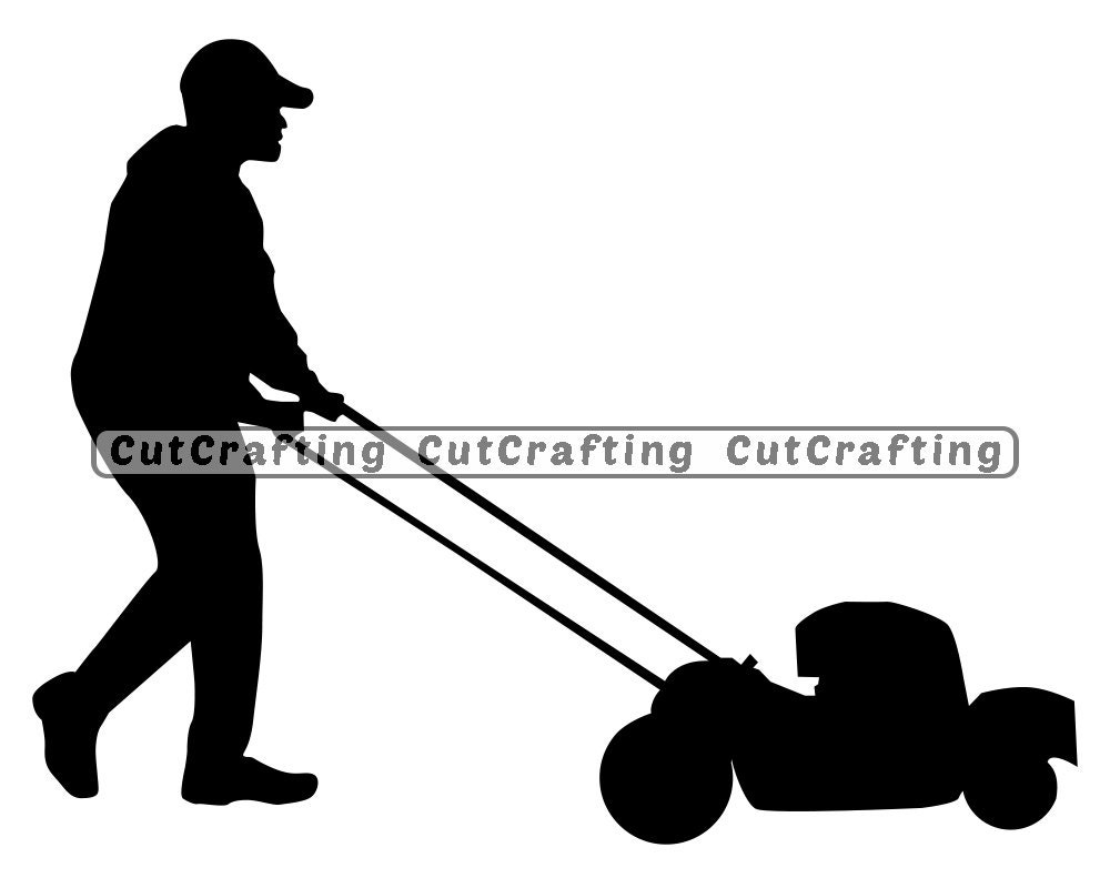 Lawn Mowing Svg Lawnmover Svg Landscaper Svg Gardening Svg | Etsy