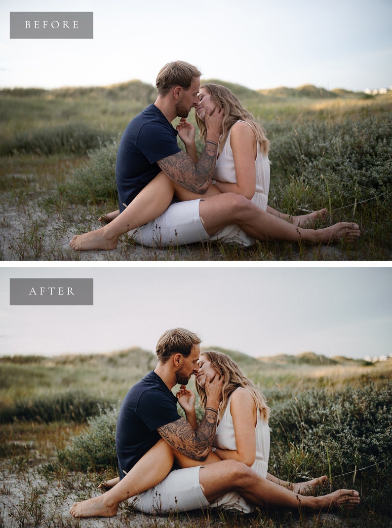 3 Lightroom Presets CC and mobile - MOOD - Natural filter for your wedding photography image 2
