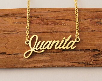 1 Pezzo Collana Con Nome Personalizzato Nora In Oro - Foto 6