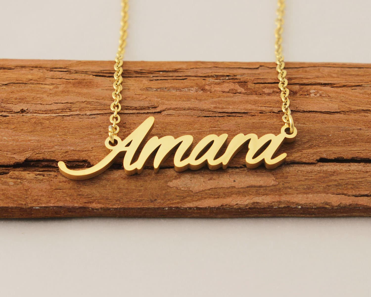 Amna name deals necklace