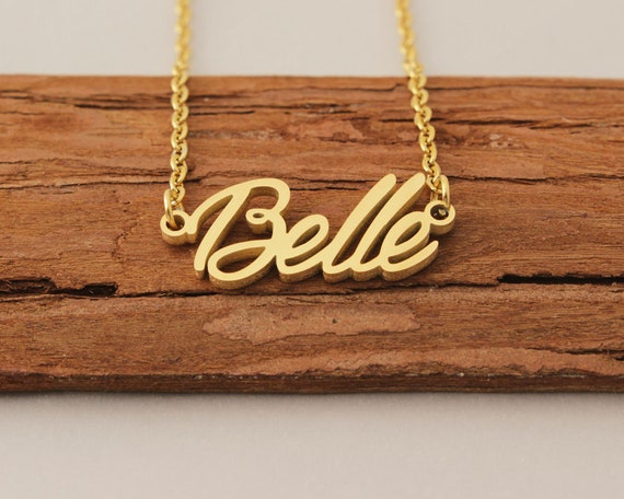 Belle 2024 name necklace