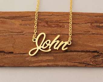 Custom Name Necklace Dainty Necklace Personalized Nameplate